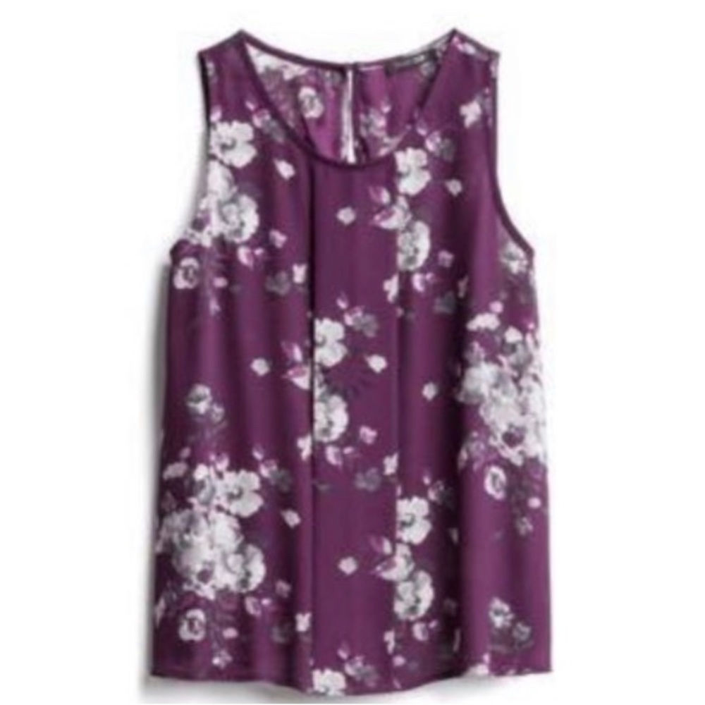 Corbin crew neck blouse, dark purple